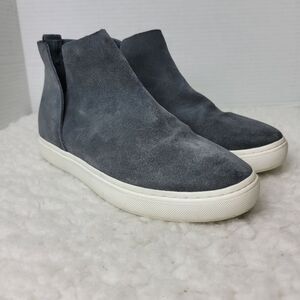 Birdies Falcon Womens Sneaker Bootie Size 7 Water Resistant Gray Suede Shoes